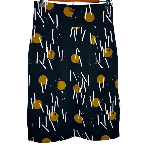 Bitte Kai Rand Scandinavian Design Stretch‎ Pencil Skirt Geometric Print Medium - Picture 8 of 8